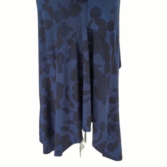 H by Halston Striped Floral Wrap Dress size XS - Picture 6 of 10